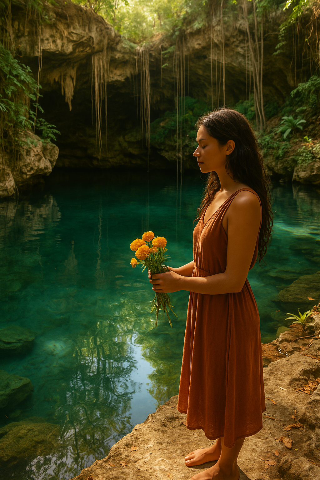 De Magie van Cenote-Rituelen: Reinigen, Transformeren en Verbinden met de Onderwereld
