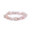 Armband Elastisch Rozenkwarts Chips 0.7 cm