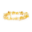Elastische Armband Met Citrien Edelsteen Chips 0.7 cm