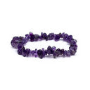 Armband Amethist Chips Elastisch Koord