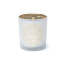 Sfeerlicht Bloem Des Levens Symbool Matglas Metallic 7,3x8 cm