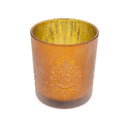 Sfeerlicht Ganesha Matglas Metallic Geschikt Voor Votief Kaarsjes En Theelichtjes 7,3x8 cm