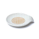 Theezakjeshouder Bloem Des Levens Bone China Porselein 11,5x10x2cm