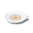 Theezakjeshouder Mandala Bone China Porselein Wit 11,5x10x2