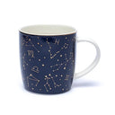 Theemok Met Zeef Sterrenbeelden Bone China Porselein ±400 ml