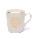 Koffiekopje Bloem Des Levens Bone China Wit/Goud ±250 ml