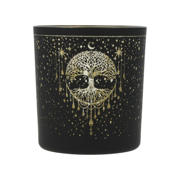Sfeerlicht Met Matglas Metallic Mystical Tree Of Life 7,3x8 cm