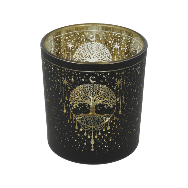 Sfeerlicht Met Matglas Metallic Mystical Tree Of Life 7,3x8 cm