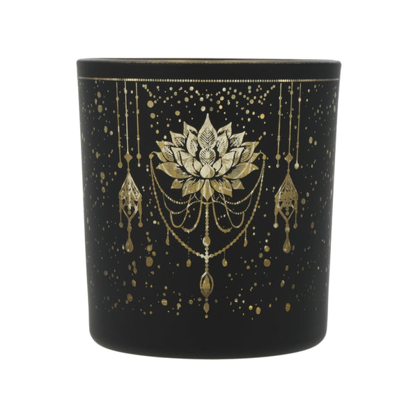 Sfeerlicht Matglas Metallic Mystical Lotus 7,3x8 cm