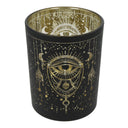Sfeerlicht matglas/metallic Mystical Eye of Providence -- 10x12,5 cm
