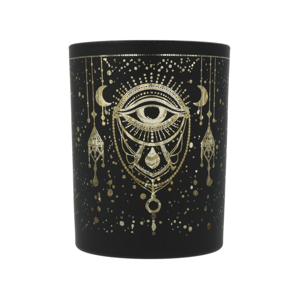 Sfeerlicht Matglas Metallic Mystical Eye Of Providence 10x12,5 cm