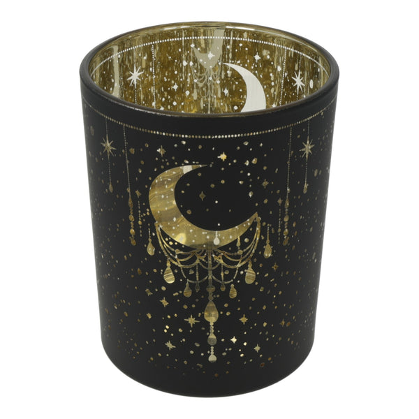 Sfeerlicht Matglas Metallic Mystical Crescent 10x12 5 cm