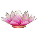 Sfeerlicht Lotus Roze Lichtroze Goudrand