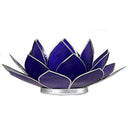 Sfeerlicht Lotus 6e Chakra Indigo Zilverrand