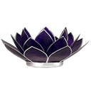 Sfeerlicht Lotus 7e Chakra Violet Zilverrand