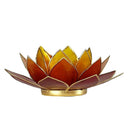 Sfeerlicht Lotus Capiz Goudrand Driekleurig