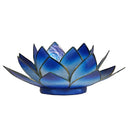 Sfeerlicht Lotus Capiz Schelp Blauw Tweekleurig