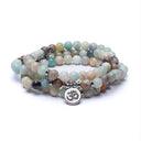 Armband Mala Amazoniet Met Ohm Teken