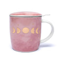 Theemok Set Maanfasen Bone China Porselein 325 ml