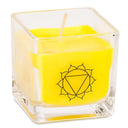 Geurkaars 3e Chakra Bergamot Grapefruit Koolzaadwas Gerecycled Glas