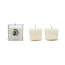 Geurkaars Witte Salie Koolzaadwas Ecologisch In Gerecycled Glas + Navulset