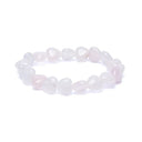 Armband Rozenkwarts Elastisch Hartvormig 10mm
