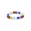 Ring 7 Chakra Stenen Elastisch Edelsteen 3mm