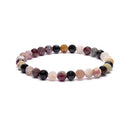 Armband Elastisch Toermalijn Mix Natuurlijke Kleuren ±0,6 cm
