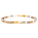 Armband Agaat Elastisch Kraaltjes ± 4 mm