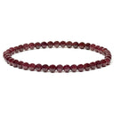 Armband Granaat Rood Elastisch 4 mm