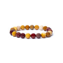Armband Elastisch Mookaïet AA Kwaliteit 0.8 cm