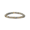 Armband Labradoriet Facetgeslepen AA Kwaliteit Elastisch 0.6 cm