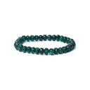 Armband Elastisch Aventurijn Facetgeslepen Groen 0.8 cm