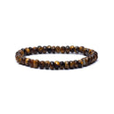 Armband Elastisch Tijgeroog Facetgeslepen AA Kwaliteit 0.6 cm