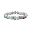 Mala Armband Amazoniet Edelsteen Elastisch Met 21 Kralen