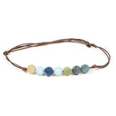 Armband Amazoniet Edelsteen Met Koord Verstelbaar