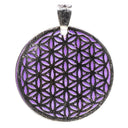 Hanger Bloem Des Levens Paars Symbool Heilige Geometrie