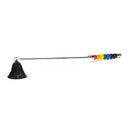 Kaarsendover Messing Met 7 Chakra Kralen Uit India 28 cm