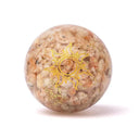 Orgoniet Bol Met Zonnesteen En Zonsymbool ±5,5cm