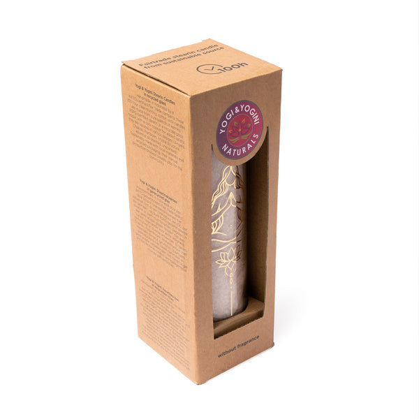 Kaars Stearine Meditatie Zachtroze Ongeparfumeerd 21x6.5 cm