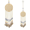 Feng Shui Decoratie Bloem Des Levens MDF Met Chakra Edelstenen ±46x10.5 cm