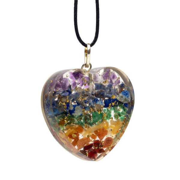 Orgonite Hanger Chakra Hart ~4 cm