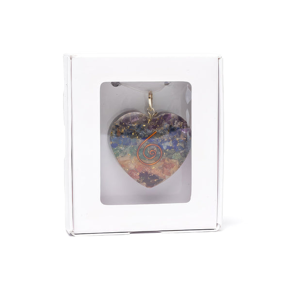 Orgonite Hanger Chakra Hart ~4 cm