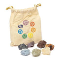 Set Van 7 Chakrastenen In Katoenen Tasje 291 g