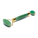 Gezichtsmassageroller Groene Aventurijn Geelgoud 14cm