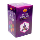 Wierook 7 Chakra's Per 12 Doosjes Met Spicy Amber Sandelhout Vanille Roos Lavendel Amber Witte Salie