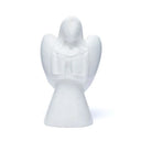 Engelbeeldje Biddend Marmer Wit ±13.5 cm
