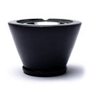 Wierookbrander Maroque Zeepsteen Zwart Gepolijst Met RVS Zeef 12½ cm