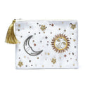 Etui Fluweel Met Zon En Maan Wit 20x15 Cm