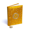 Notitieboek Zon Fluweel Geel 20x15 cm